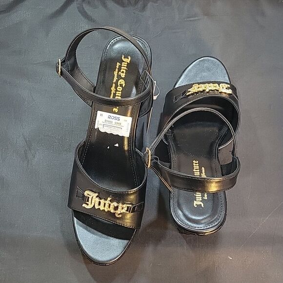 BRAND NEW JUICY COUTURE HARLOWE WOMEN"S WEDGES SANDAL S2 - Picture 5 of 15